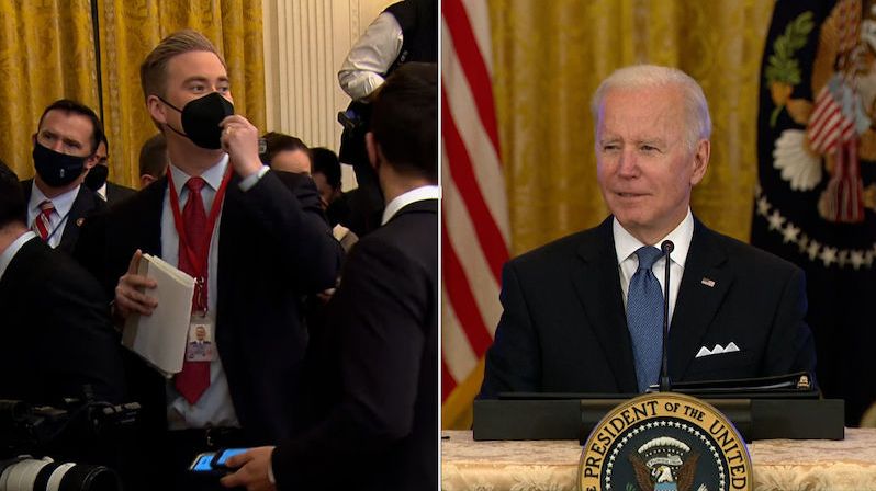 Biden počastoval novináře vulgární urážkou. Mikrofon byl zapnutý